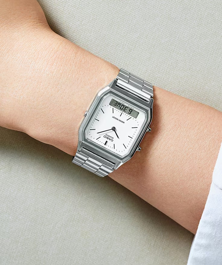 CASIO AQ-230A-7DMQ - WHITE - AD03