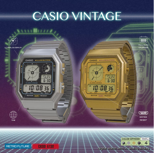 CASIO A130WEG-9ADF - D390