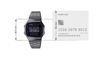 CASIO A168WGG-1BDF - D182