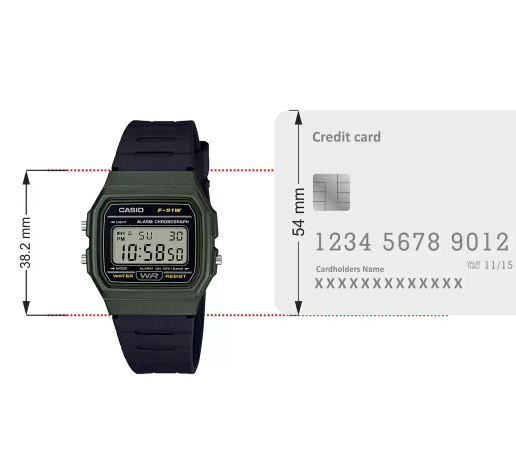 CASIO F-91WM-3ADF - D248