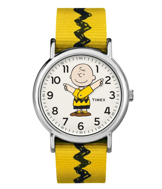 TIMEX Weekender 38mm Charlie Brown Peanuts TW2R41100 (Imported)