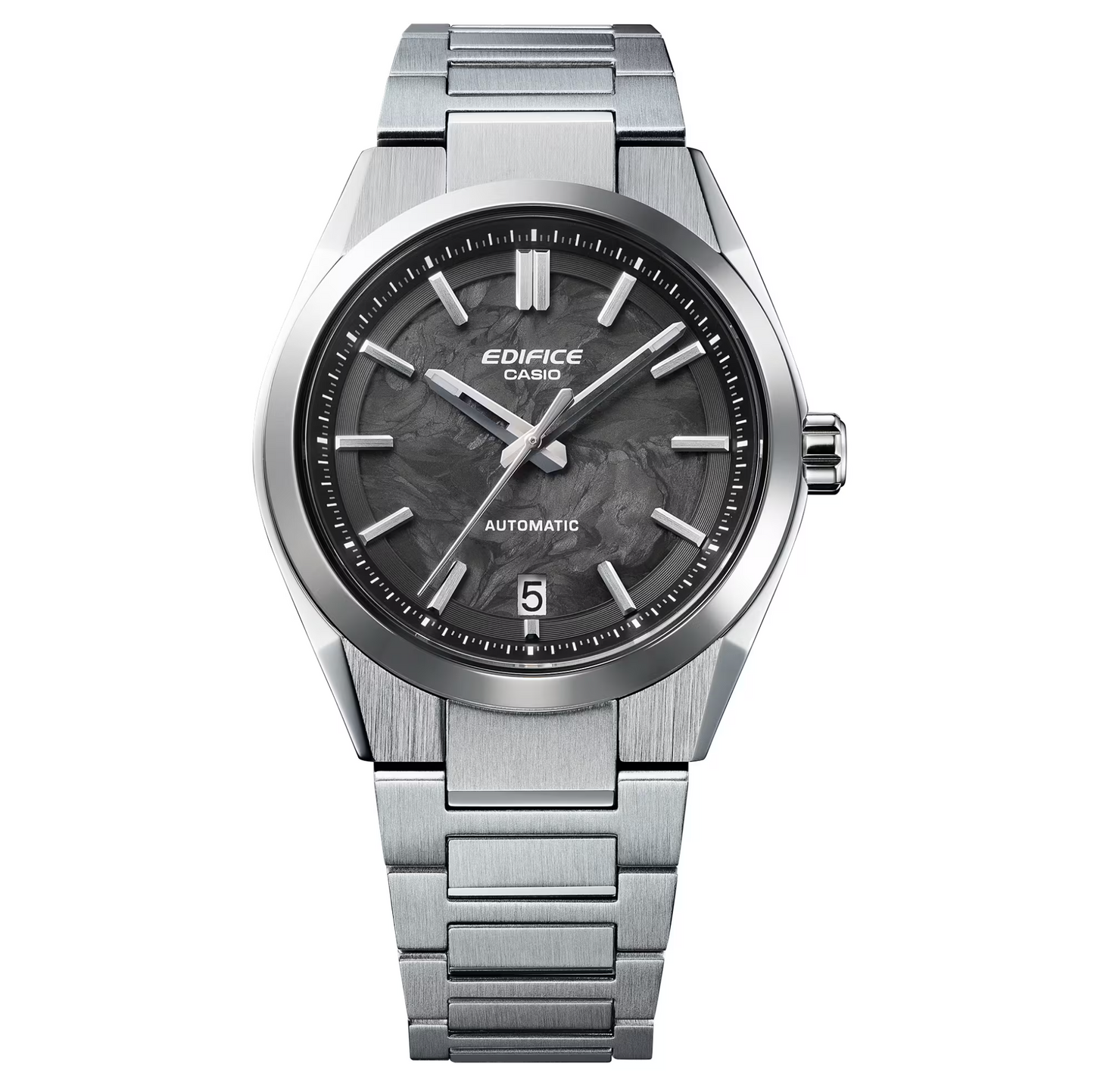 CASIO EDIFICE AUTOMATIC - EFK-100CD-1A - BLACK FORGED CARBON DIAL - ED669