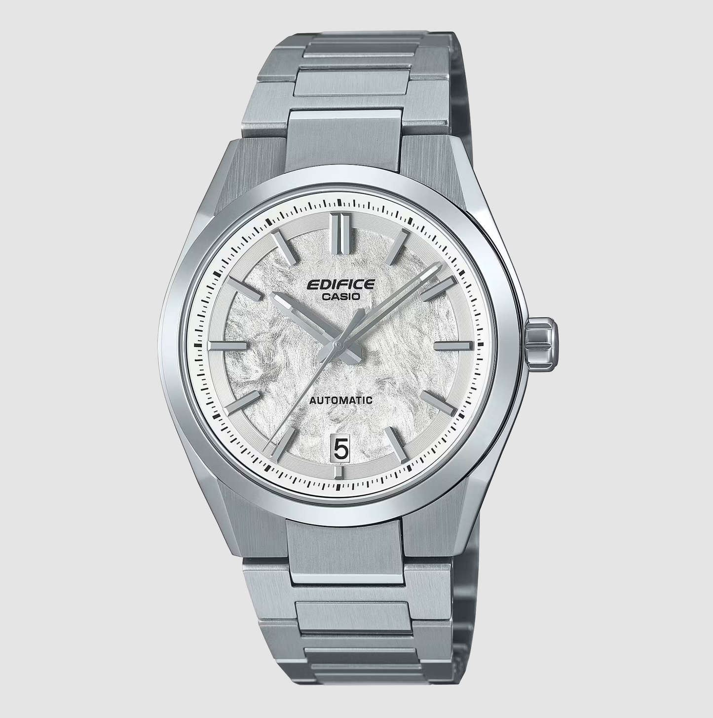 CASIO EDIFICE AUTOMATIC - EFK-100D-7A - WHITE / SILVER DIAL - ED672