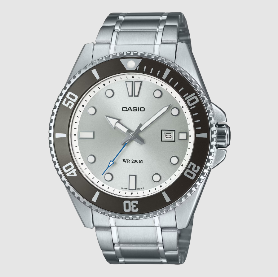 CASIO DURO SILVER DIAL (US VERSION) - MDV-107D-7AV - READY TO SHIP