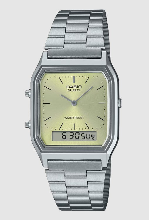 CASIO AQ-230A-9AMQYDF - AD280 - LIME GREEN