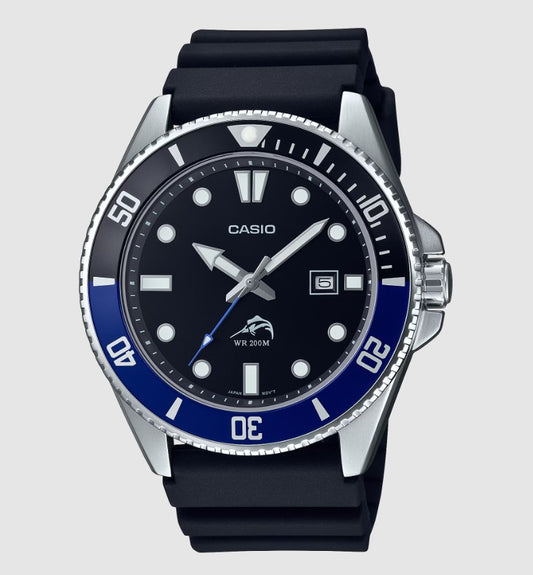 CASIO DURO with Marlin - MDV106B-1A1V (Imported) - Black & Blue (BATMAN)