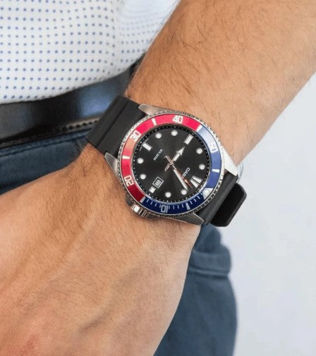 CASIO DURO with Marlin - MDV106B-1A2V (Imported) - Red & Blue (PEPSI)