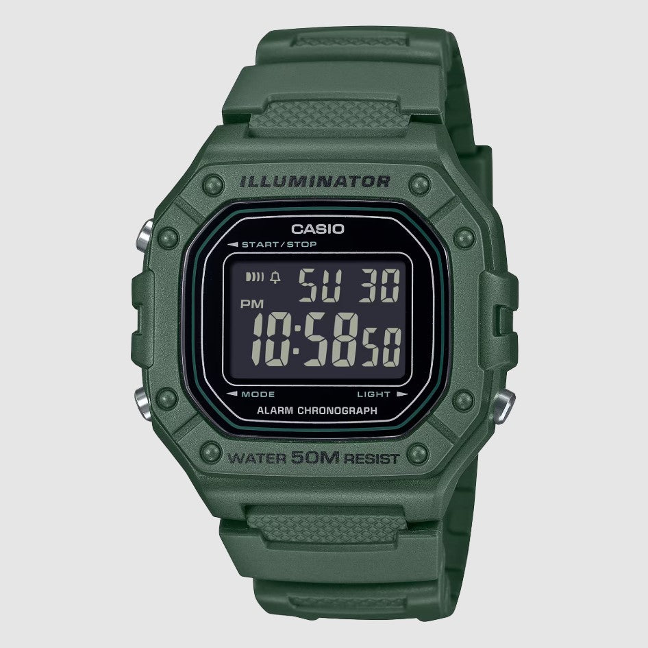 CASIO W-218H-3BV - D394 - GREEN