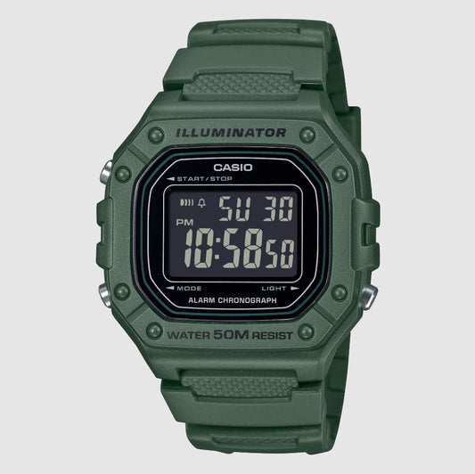 CASIO W-218H-3BV - D394 - GREEN
