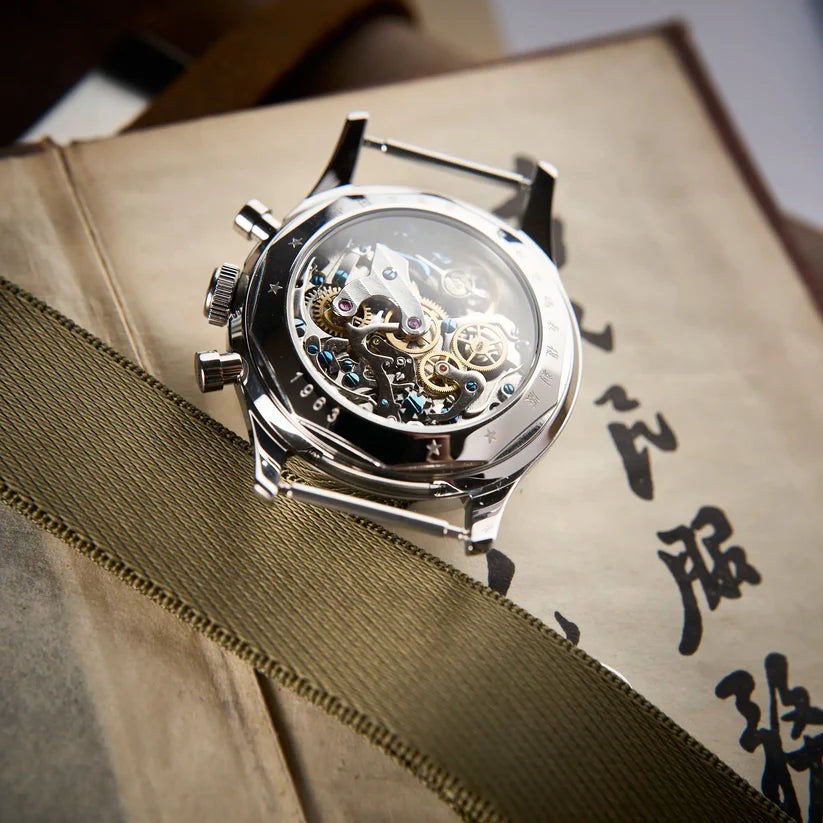 Seagull 1963 - Bicompax Mechanical Chronograph Watch (Imported)