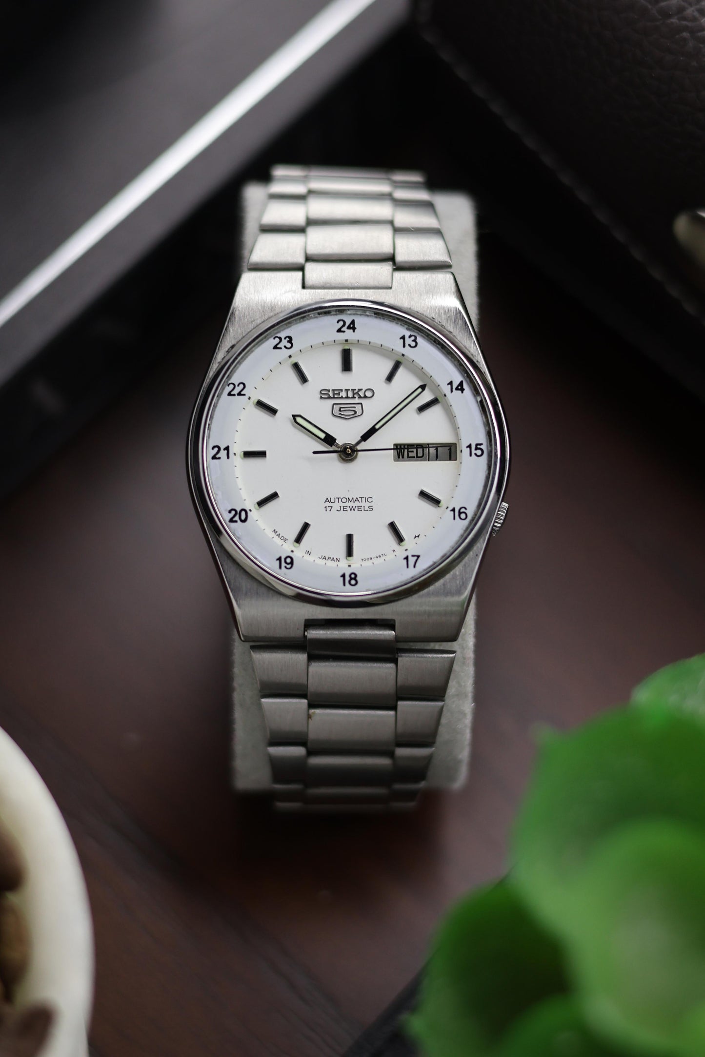 Seiko 5 Railway Time White Dial - Automatic Watch (Pre Owned) - A92