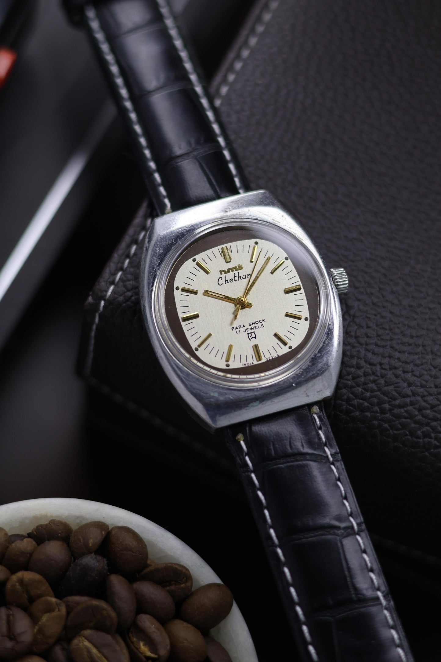 Vintage HMT Chethan - in Original Condition - Mechanical Hand Winding Watch (Pre Owned) - A49