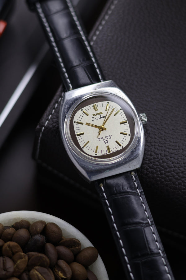 Vintage HMT Chethan - in Original Condition - Mechanical Hand Winding Watch (Pre Owned) - A49