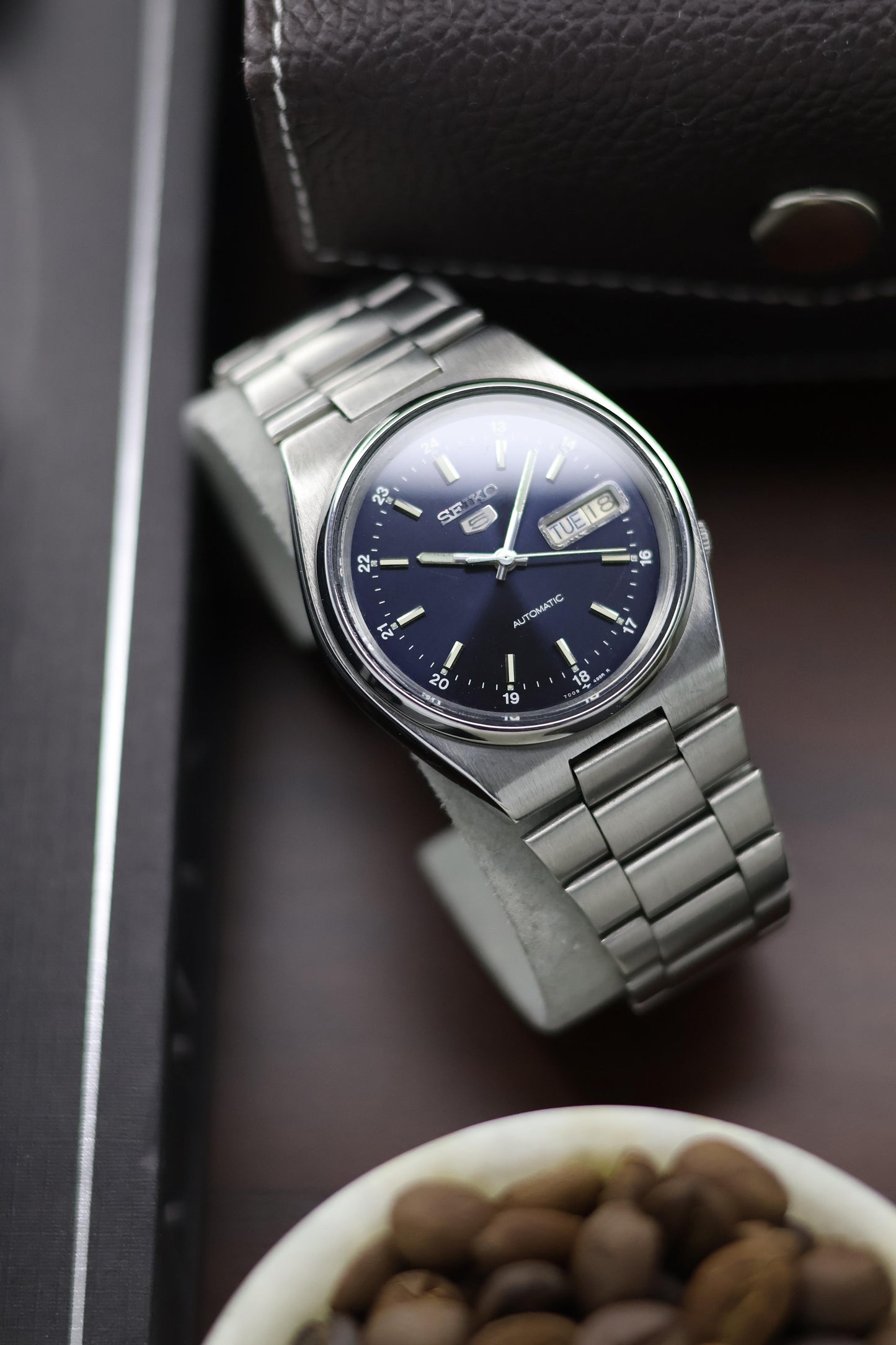 1989 Seiko 5 Sunray Blue Dial - Automatic Vintage Watch (Pre Owned) - A191