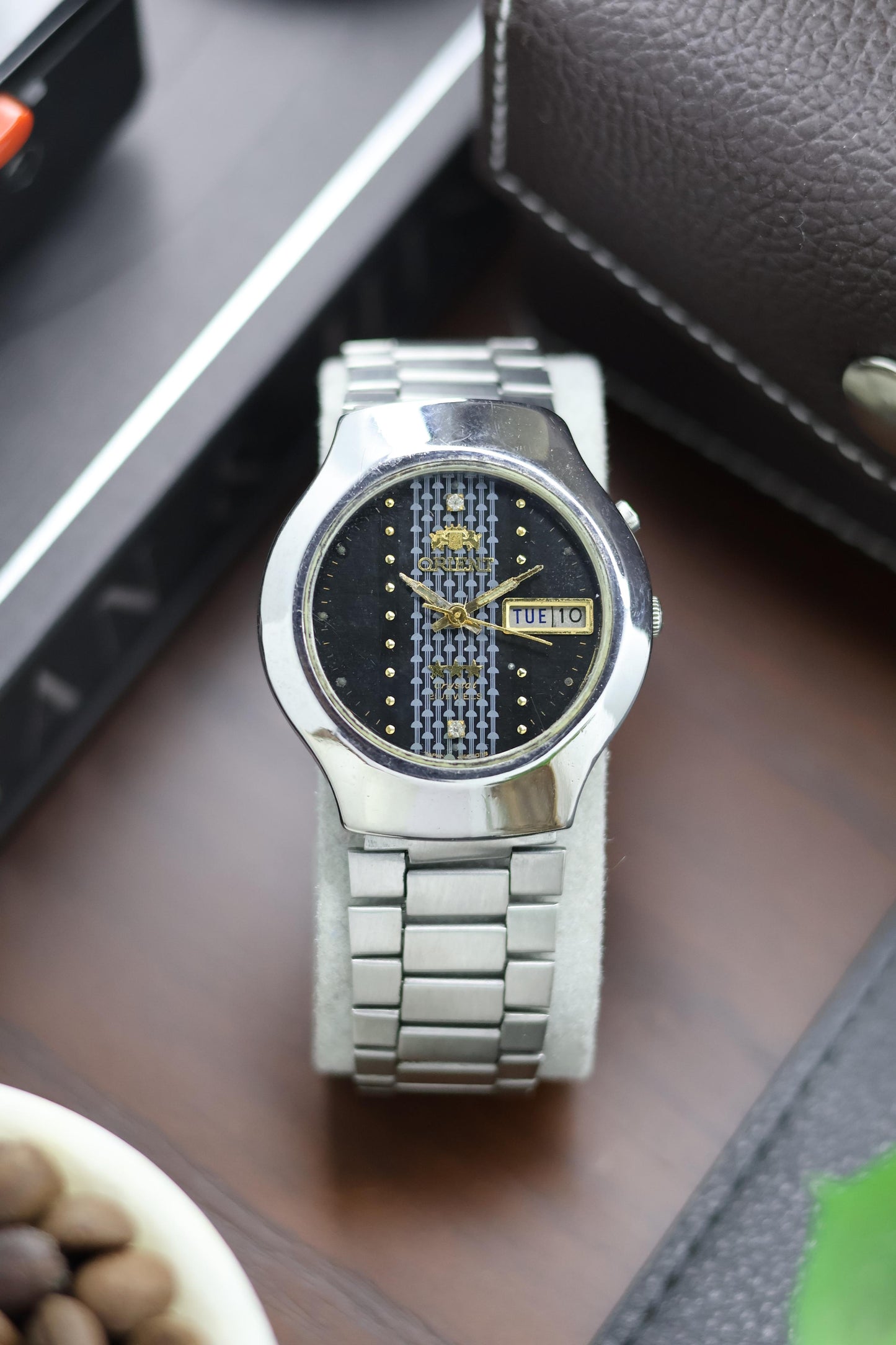 Orient Tri-Star Crystal Motif Dial - Automatic Vintage Watch (Pre Owned) - A218