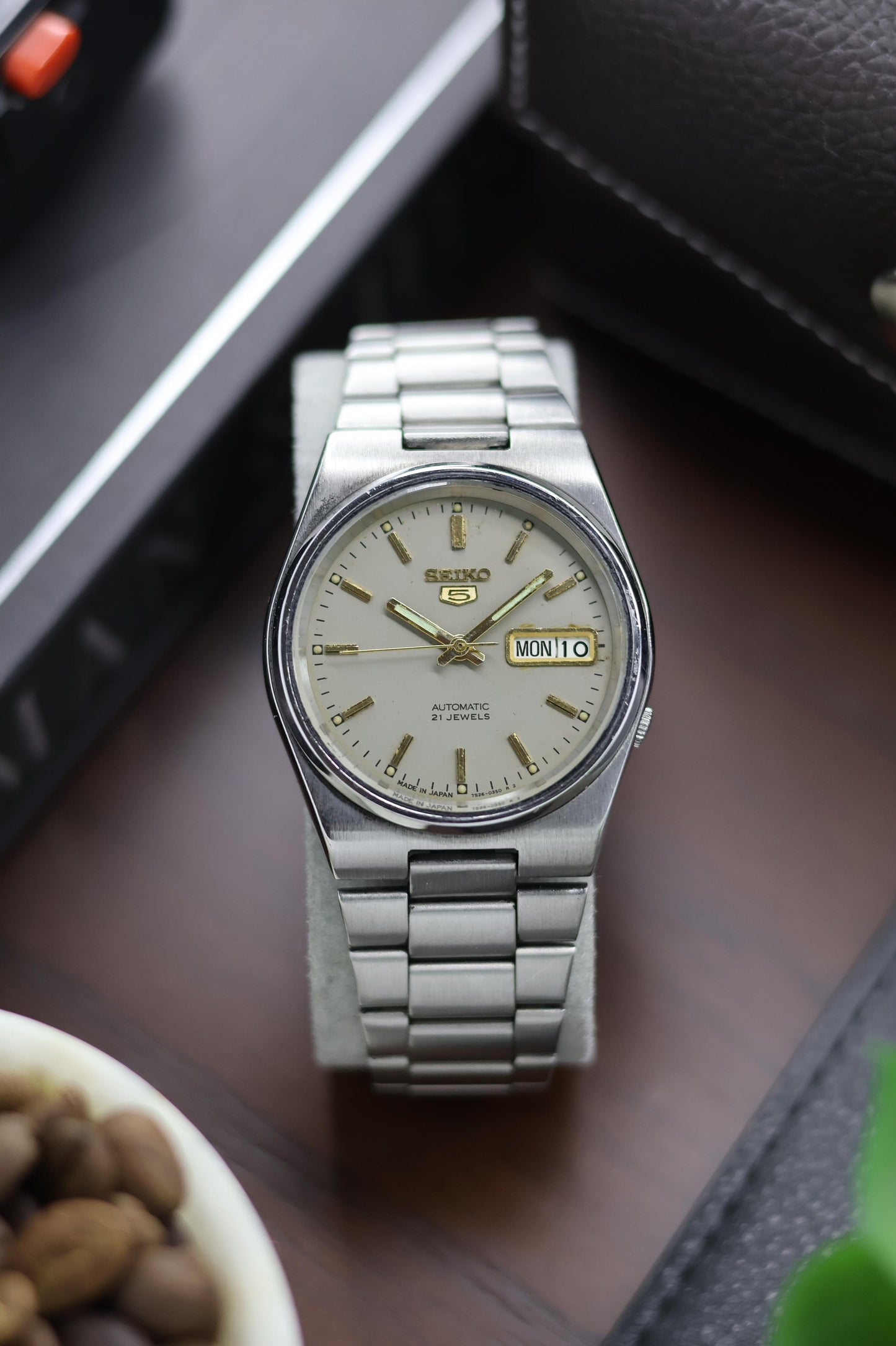 1997 Seiko 5 Grey Dial - Automatic Vintage Watch (Pre Owned) - A179