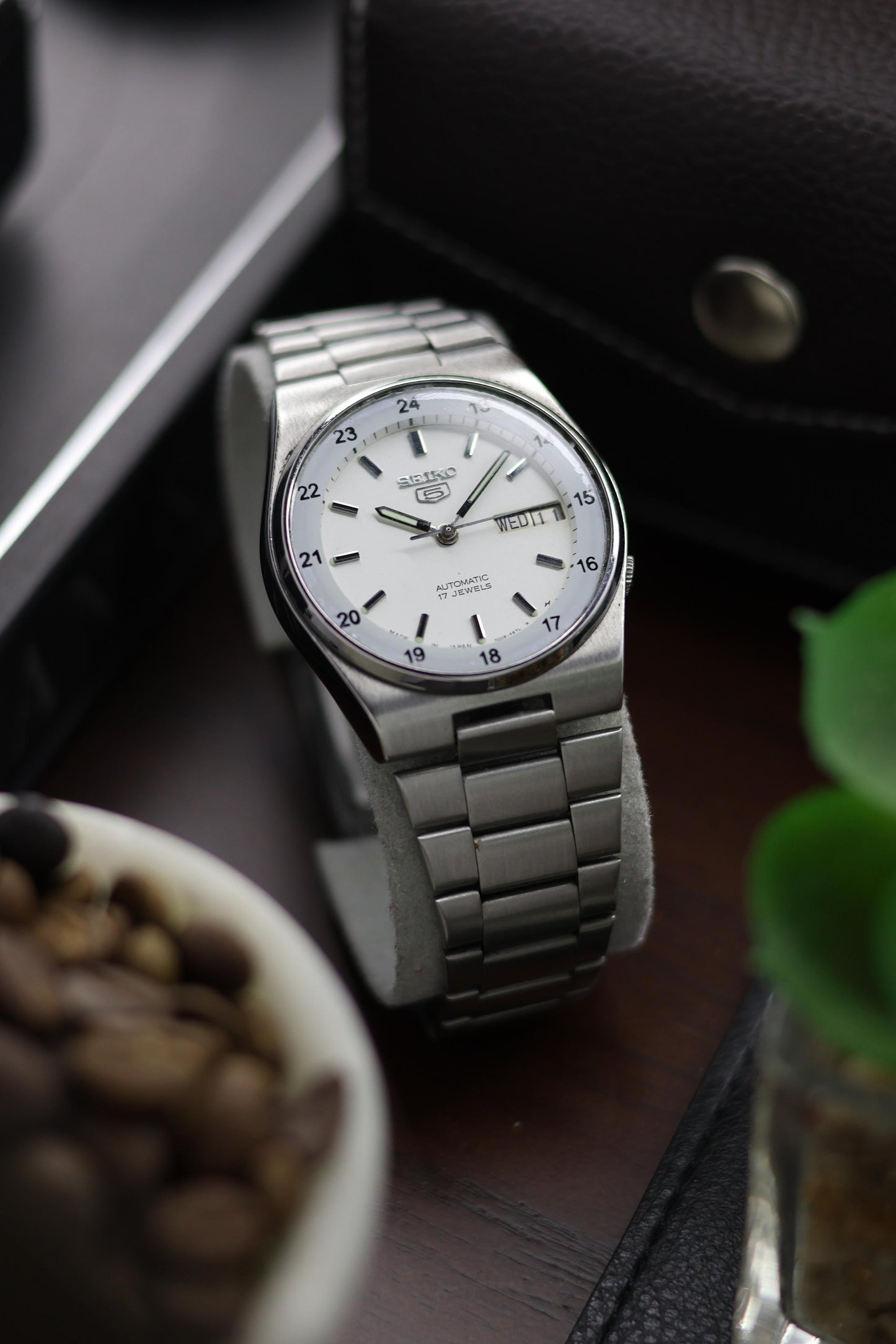 Seiko 5 Railway Time White Dial - Automatic Watch (Pre Owned) - A92