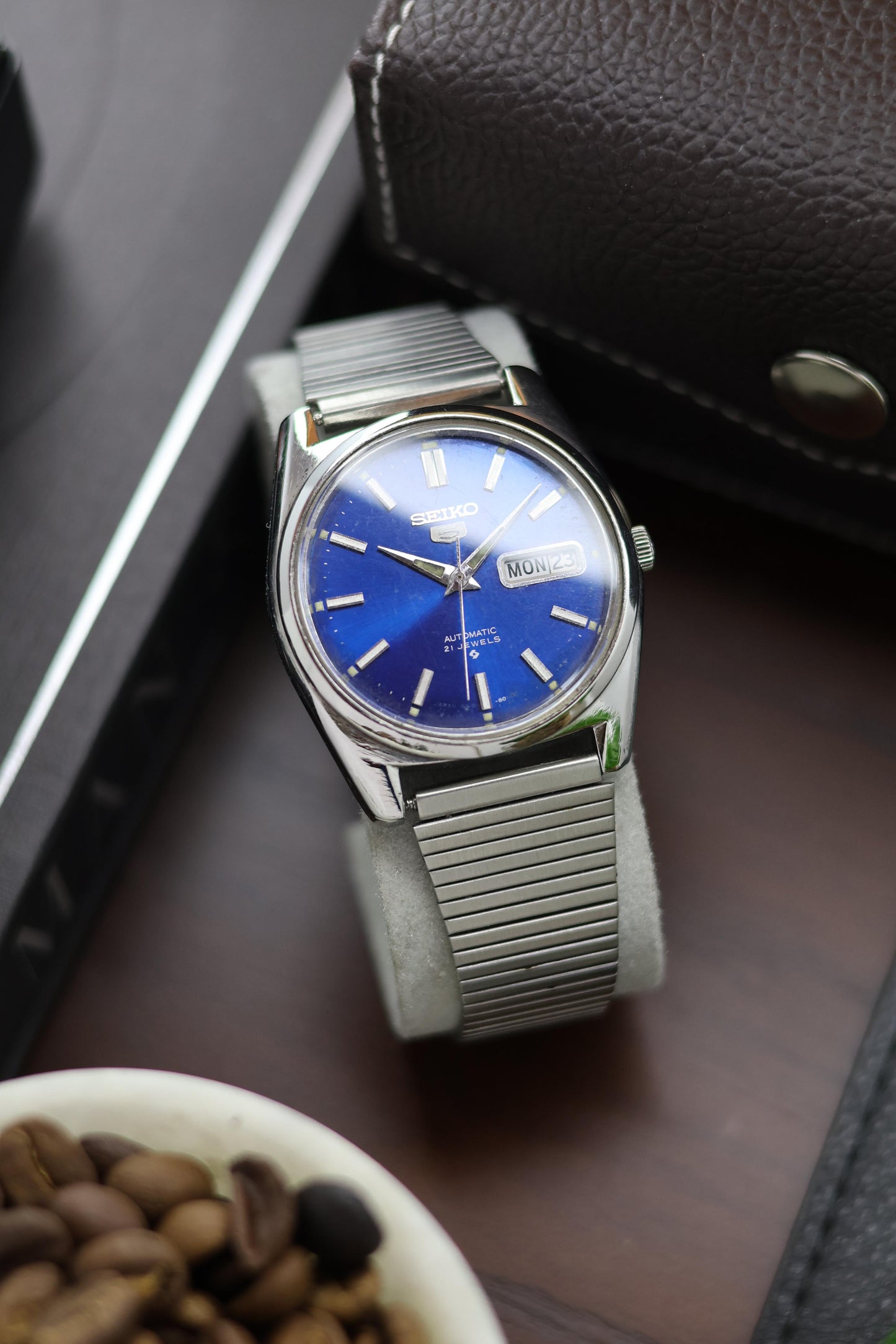 1977 Seiko 5 Blue Dial - Automatic Watch (Pre Owned) - A121