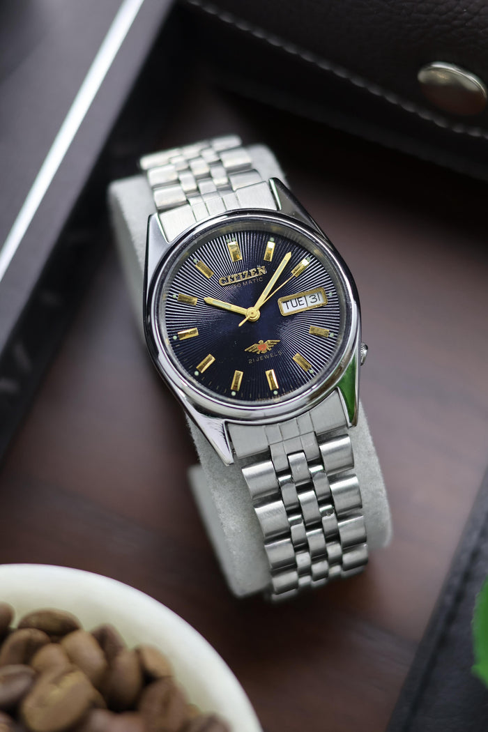 Citizen Eagle 7 Blue Sunray Dial - Automatic Vintage Watch (Pre Owned) - A159
