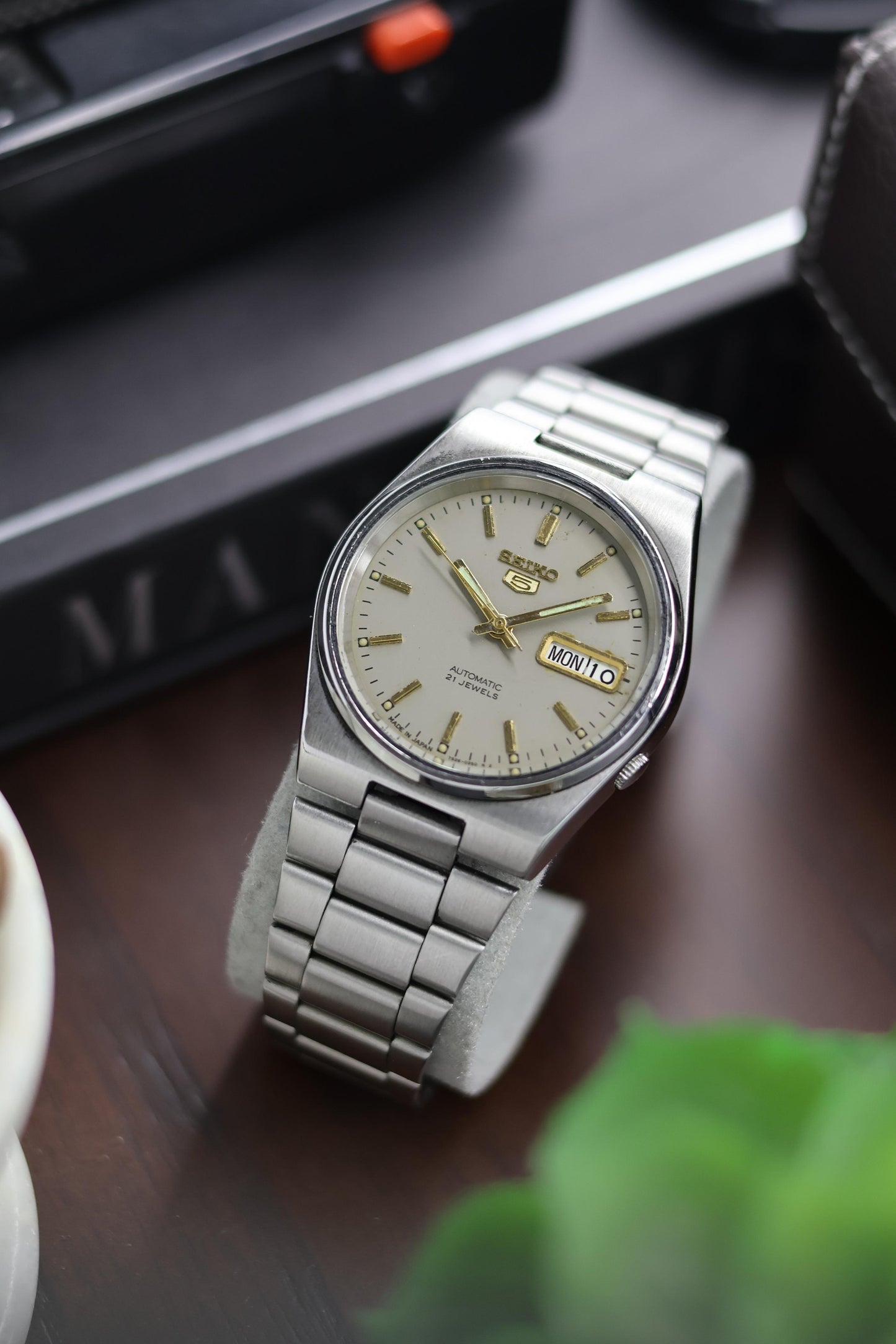 1997 Seiko 5 Grey Dial - Automatic Vintage Watch (Pre Owned) - A179