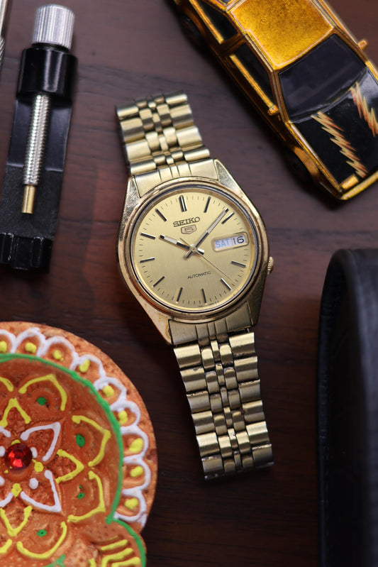 Seiko 5 Gold Dial (Pre Owned)