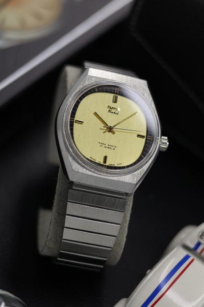 (Super Rare) Vintage HMT Rohit Champagne Dial - in Original Condition - Mechanical Hand Winding Watch (Pre Owned) - SE610
