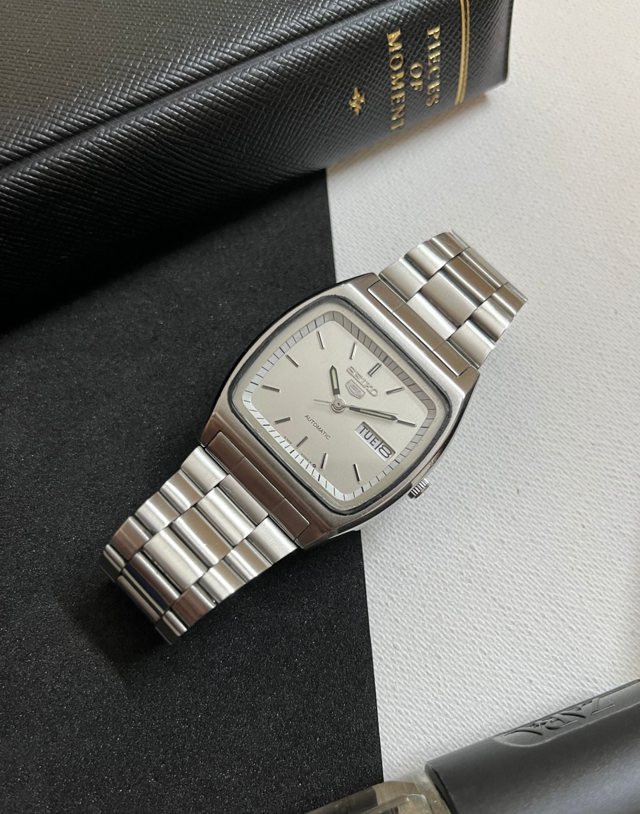 (Super Rare) Seiko 5 White TV Dial (Pre Owned)