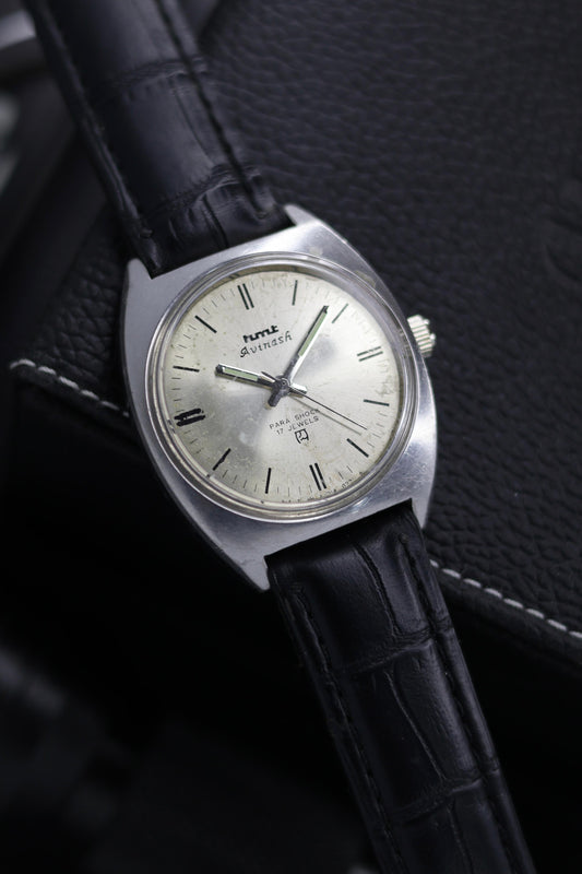 (Super Rare) Vintage HMT Avinash Silver Dial - in Original Condition - Mechanical Hand Winding Watch (Pre Owned) - SE549