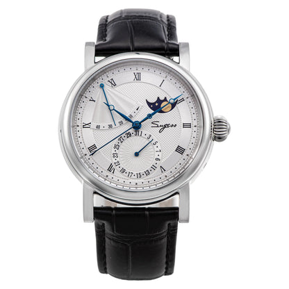 Sugess Moonphase Master Seagull ST2153 Automatic with Power Reserve Indicator and Date (Imported)