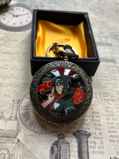 Itachi - Naruto Anime Pocket Watch