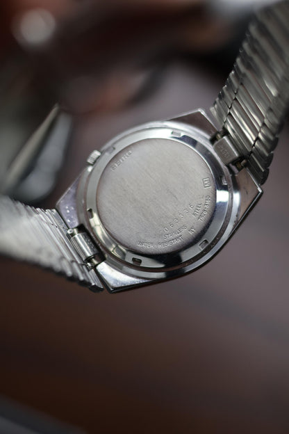 Seiko 5 Railway Time Black Dial - Automatic Vintage Watch (Pre Owned)