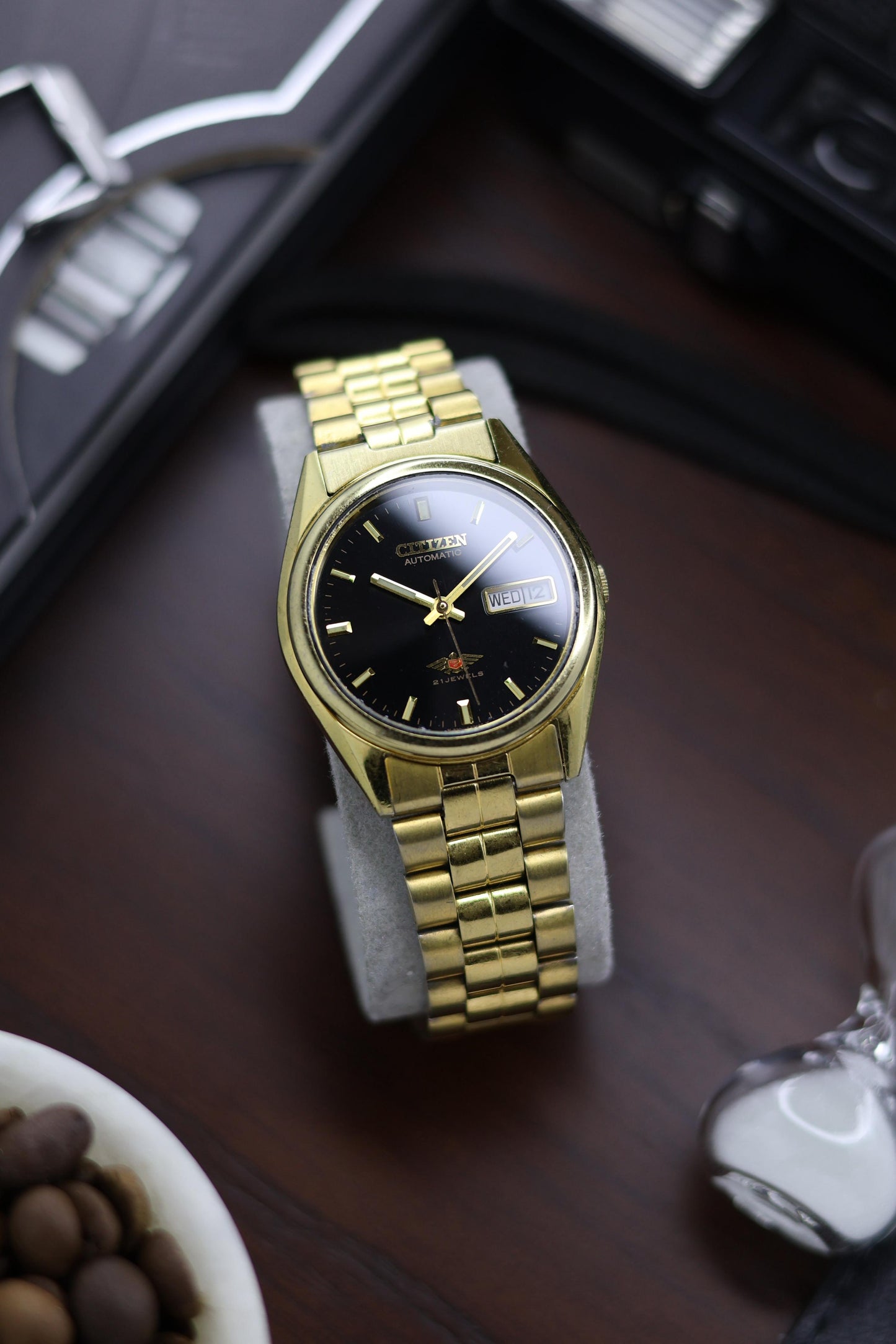 Citizen Eagle 7 Black Dial - Automatic Vintage Watch (Pre Owned) - A227