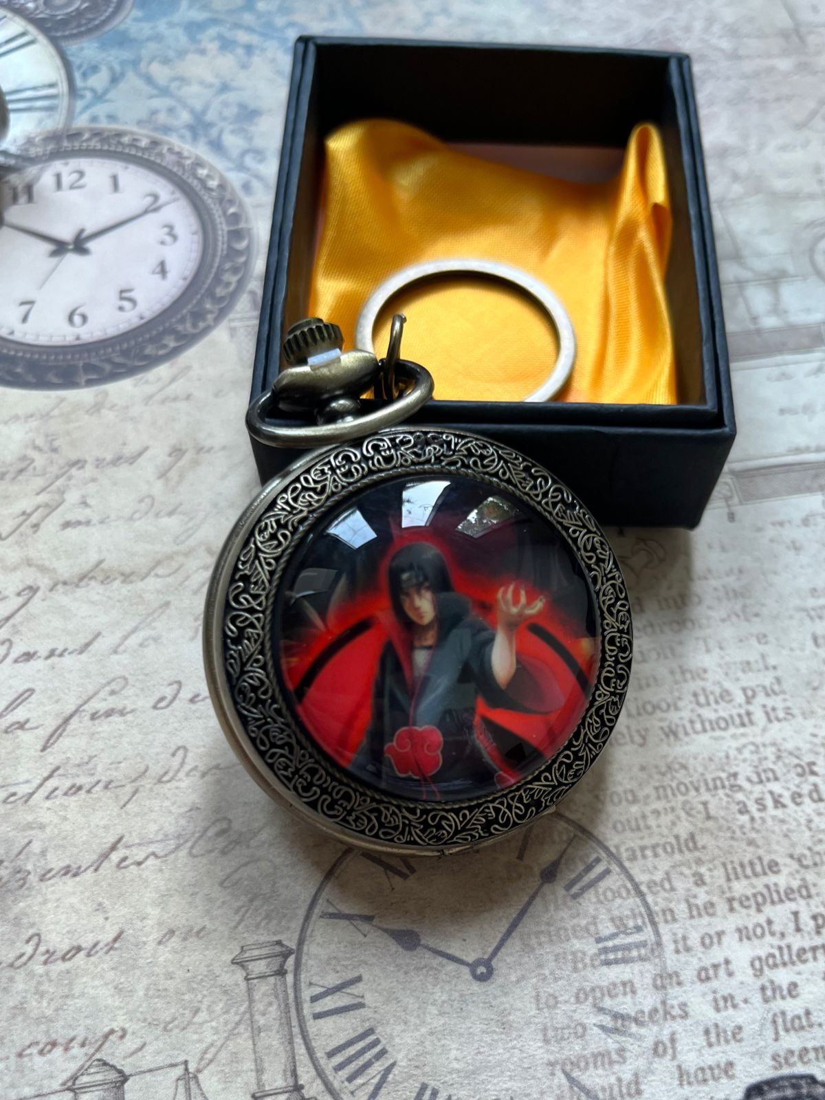 Itachi - Naruto Anime Pocket Watch