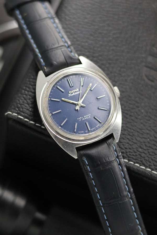 (Super Rare) Vintage HMT Kohinoor Blue Dial - in Original Condition - Mechanical Hand Winding Watch (Pre Owned) - SE613