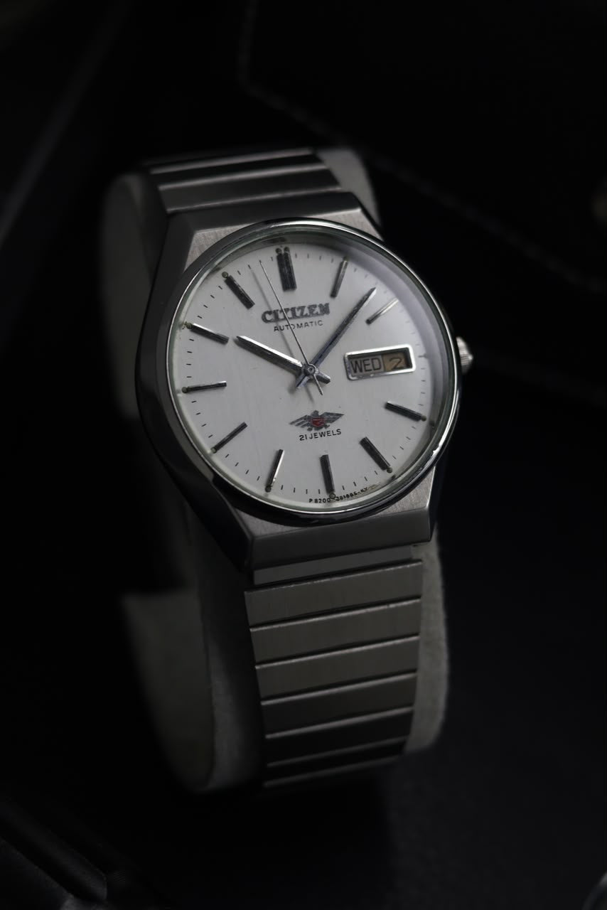 (Super Rare) Citizen Eagle 7 White Dial - Automatic Vintage Watch (Pre Owned) - SE760