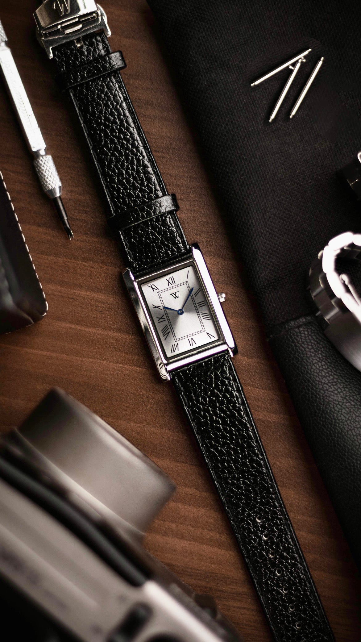 Tank Top Watch The S23 - Slim Tank Style Watch - By Watchtopia - watchtopia.in