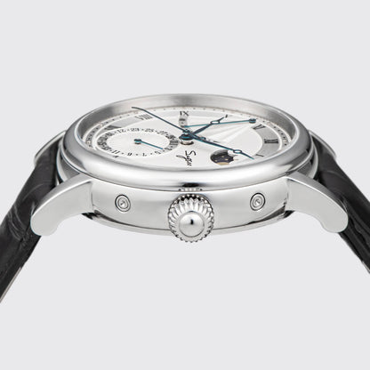 Sugess Moonphase Master Seagull ST2153 Automatic with Power Reserve Indicator and Date (Imported)