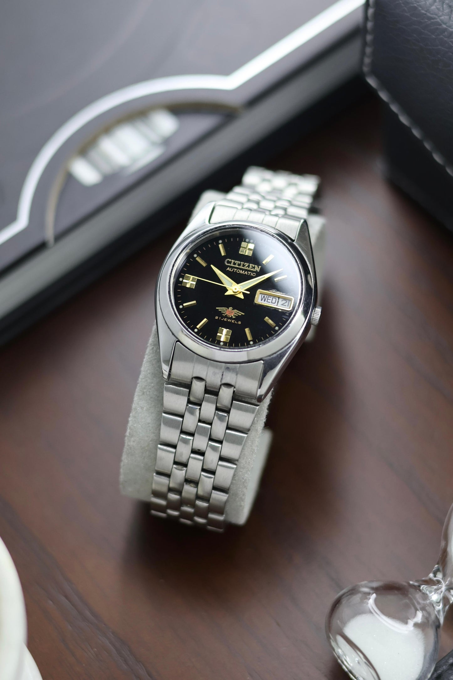 Citizen Eagle 7 Black Dial - Automatic Vintage Watch (Pre Owned) - A380