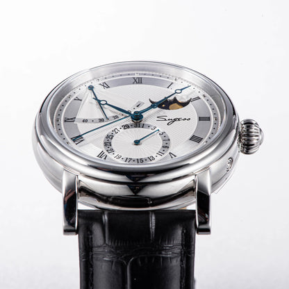 Sugess Moonphase Master Seagull ST2153 Automatic with Power Reserve Indicator and Date (Imported)