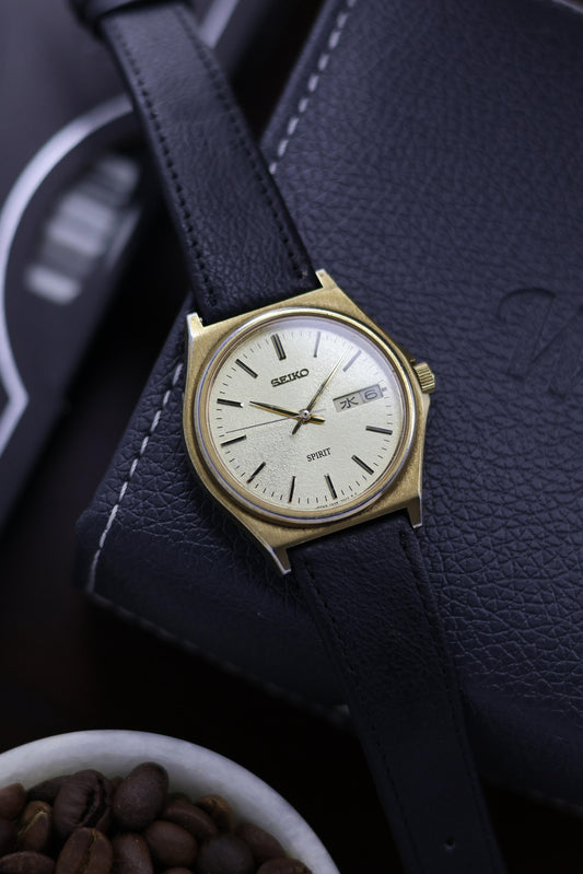 (JDM - Extremely Rare) 1993 Seiko SPIRIT Frosted Snowflake Dial - Vintage Watch (Pre Owned) - A228