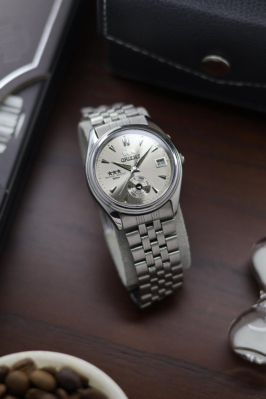 Orient Tri-Star 50MWR Silver Dial - Automatic Vintage Watch (Pre Owned) - A337
