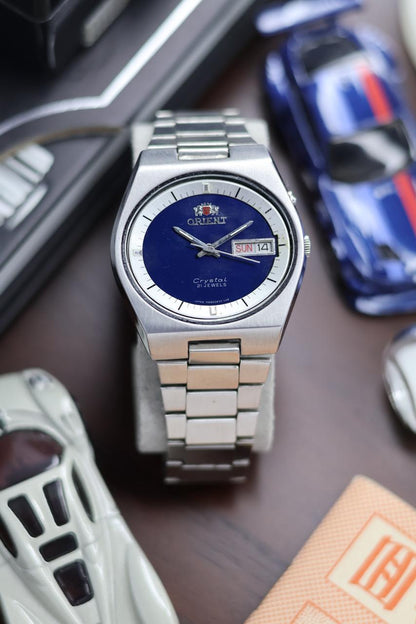 (Super Rare) Orient Crystal Blue Dial - Automatic Vintage Watch (Pre Owned) - SE423