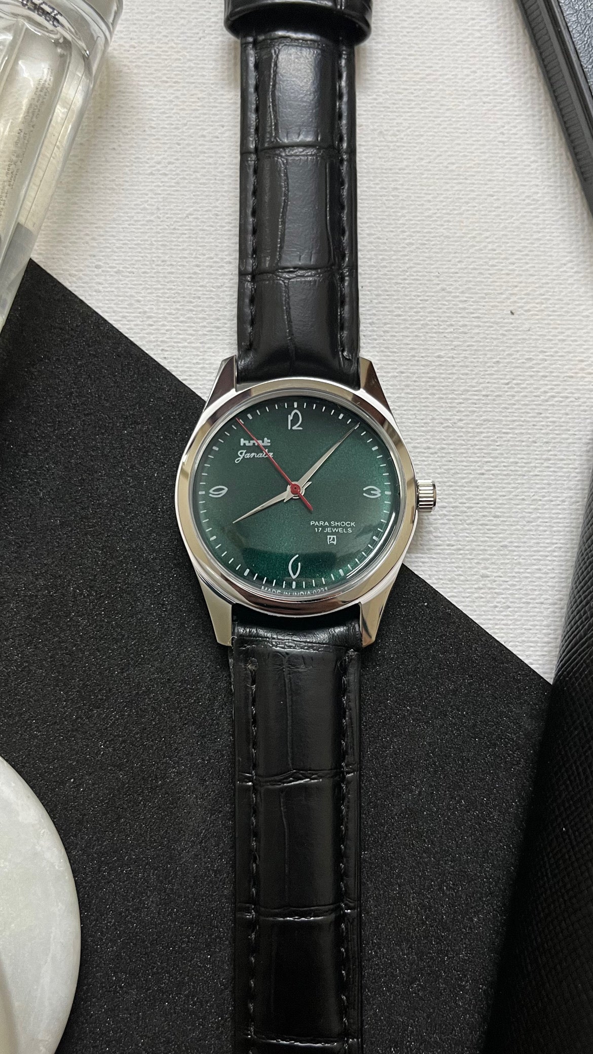 HMT Janata Sunburst GREEN watchtopia.in