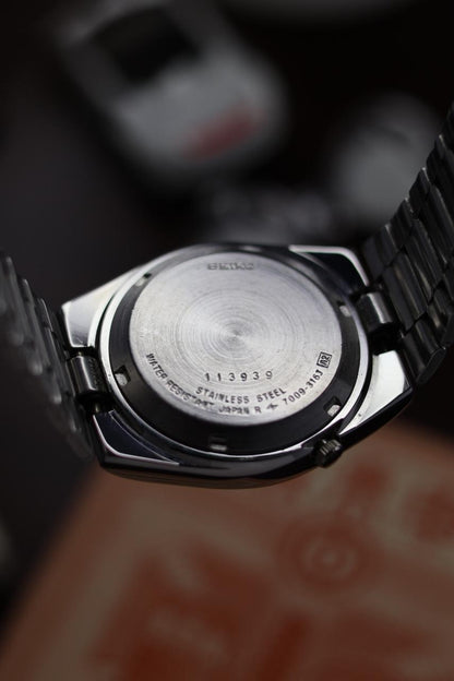 (Super Rare) 1981 Seiko 5 Railway Time White Dial - Automatic Vintage Watch (Pre Owned) - SE542