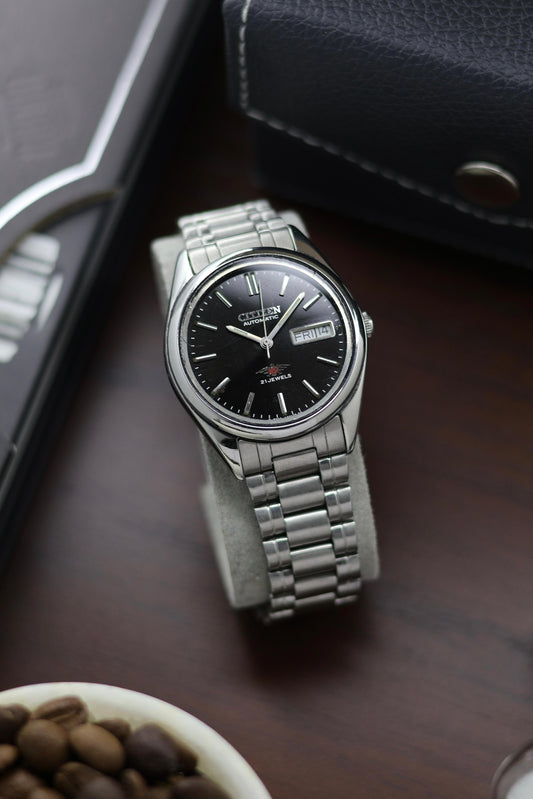 Citizen Eagle 7 Black Dial - Automatic Vintage Watch (Pre Owned) - A394