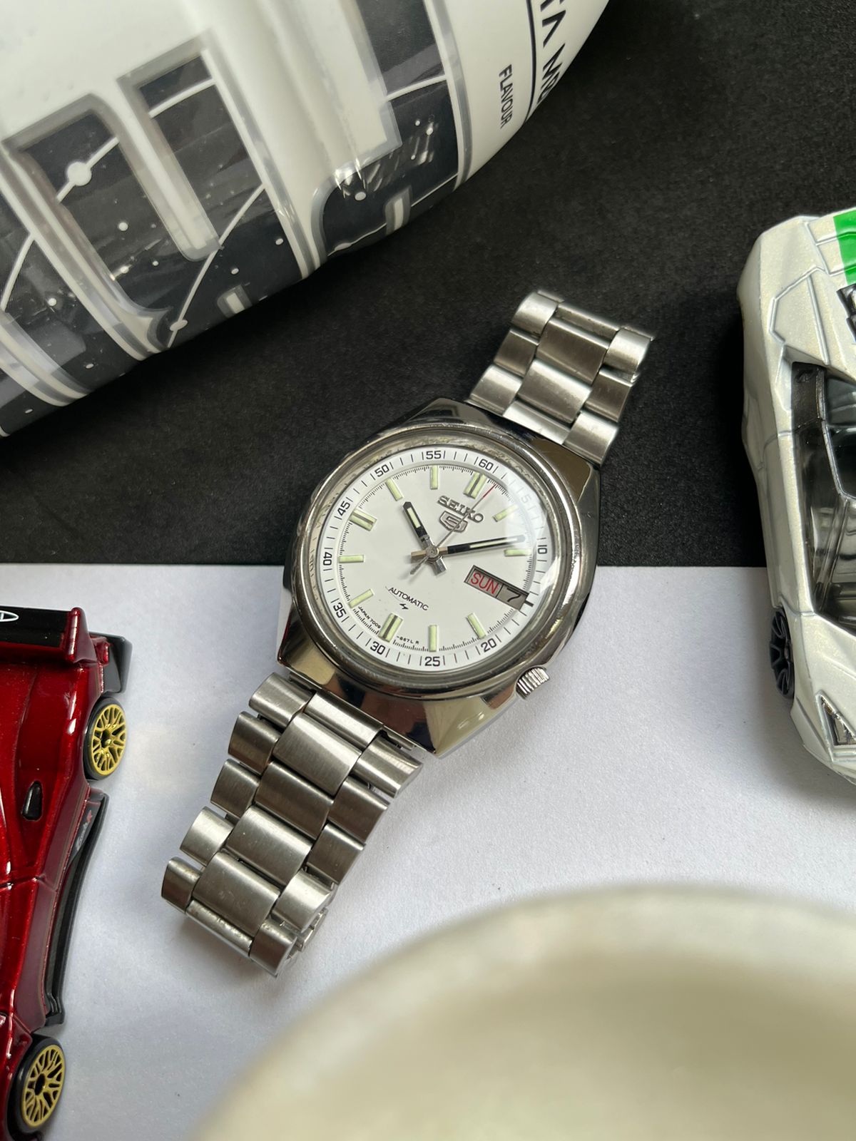 (Super Rare) 1989 JDM Seiko 5 White Dial (Pre-owned)