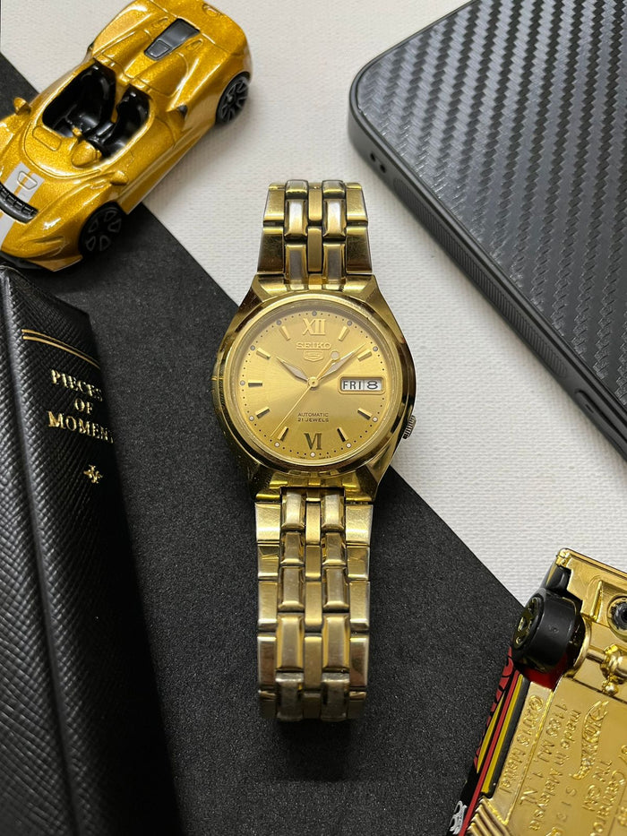 Seiko 5 Gold Body + Dial (Pre Owned) - #W25