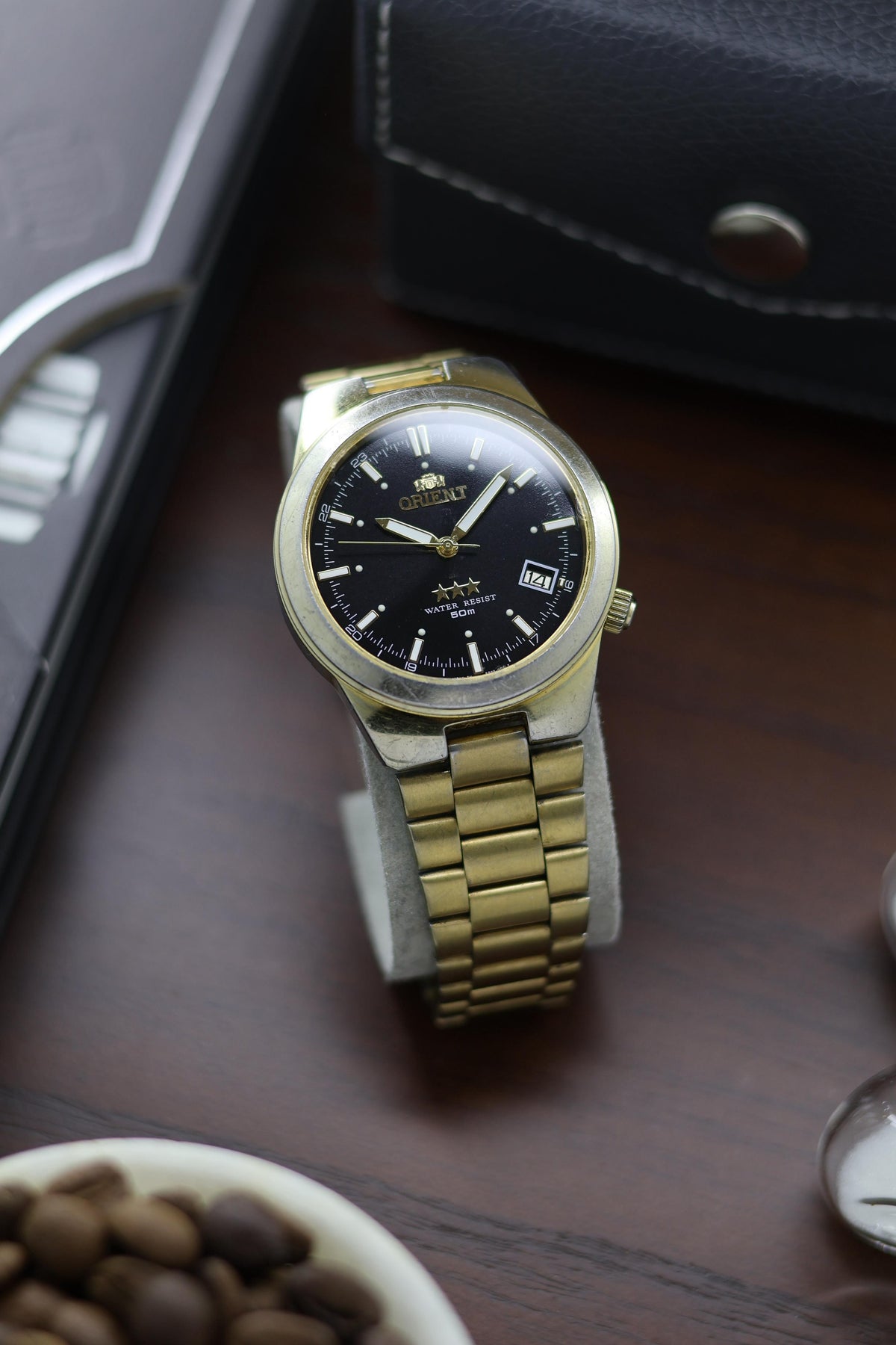 Orient Tri-Star 50MWR Black Dial - Automatic Vintage Watch (Pre Owned) - A371