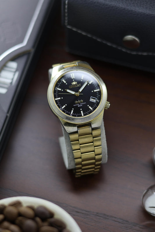 Orient Tri-Star 50MWR Black Dial - Automatic Vintage Watch (Pre Owned) - A371