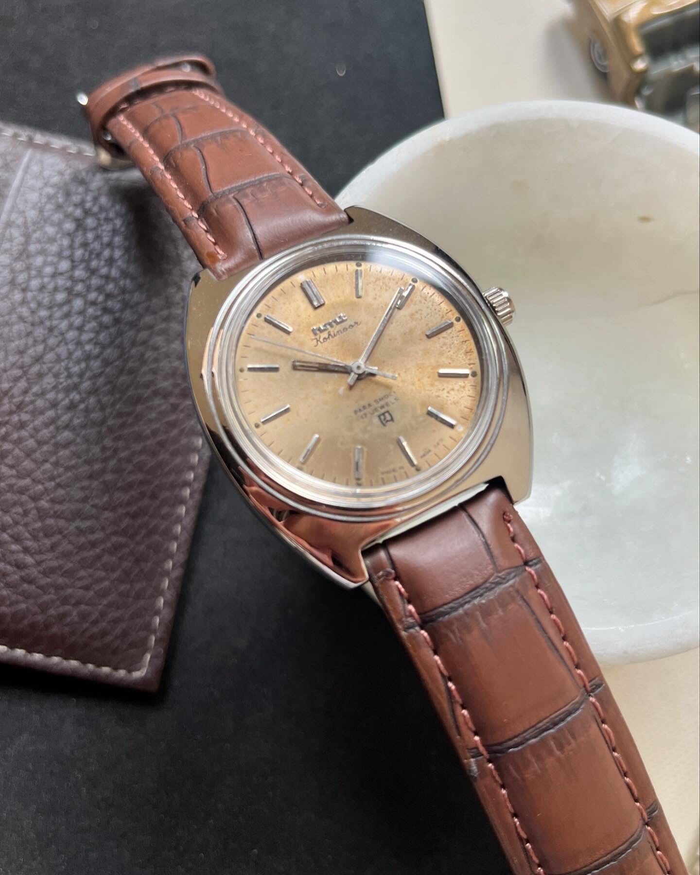 1991 HMT Kohinoor Aged Champagne Dial - Original Condition (Pre Owned)